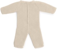 Miniland Puppen Pyjama grau 38 cm - weiches Puppenzubehör
