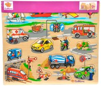 Eichhorn Holz Mega Steckpuzzle - pädagogisches Kinderspielzeug Puzzle-2