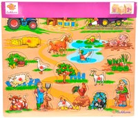 Eichhorn Holz Mega Steckpuzzle - pädagogisches Kinderspielzeug Puzzle-3
