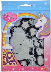 Simba Glow in the Dark Einhorn Wanddeko Set - 41 Stück