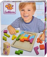Eichhorn Holz Formenpuzzle Lernspielzeug 20-teilig