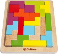 Eichhorn Holz Formenpuzzle Lernspielzeug 20-teilig-2