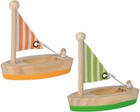 Eichhorn Holz Segelboote Spielzeug Set - FSC Holz - 2 Stück-2