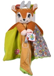 Forest Friends Schmusetuch Plüsch mit Schnullerring Babyspielzeug