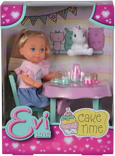 Cake Time Mini Puppe Backen Spielzeugpuppe Evi Love bunt