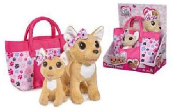 Simba Kuschelhund Chi Chi Love Happy Family im Tasche Plüsch Spielzeug-2