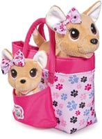 Simba Kuschelhund Chi Chi Love Happy Family im Tasche Plüsch Spielzeug-3
