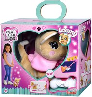 Simba Spielzeughund Chi Chi Love Loomy mit Fernbedienung und leuchtender Leine