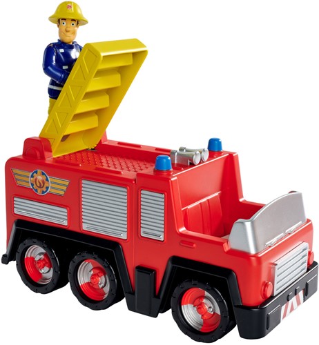 Simba Feuerwehrmann Sam Feuerwehrauto Spielzeug mit Sam Figur ab 3 Jahren-2