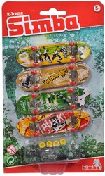 Simba Finger Skateboard Set - Stunt Spielzeug für Kinder