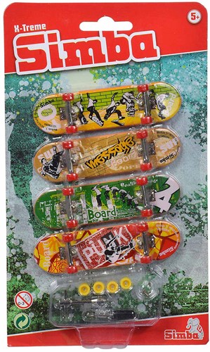 Simba Finger Skateboard Set - Stunt Spielzeug für Kinder