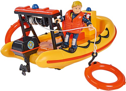 Brandweerman Sam Neptune Reddingsboot met Figuur-3