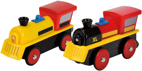 Eichhorn elektrische Holzeisenbahn-Lokomotive mit Lichtfunktion, Spielzeug-2