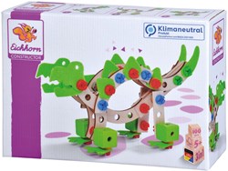 Eichhorn Dinosaurier Bauset - 100-teilig FSC Holz Konstruktionsspielzeug