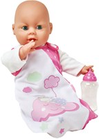 Simba Babypuppen Zubehör Schlafset Laura mit Fläschchen und Schlafsack-2