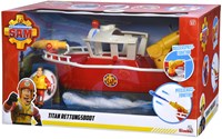 Simba Feuerwehrmann Sam Titan Feuerwehrboot mit Wasserkanonen 32 cm-2