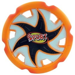 HOT Sports + Toys Wurfscheibe Soft Foam orange 23 cm - Frisbee Spielzeug