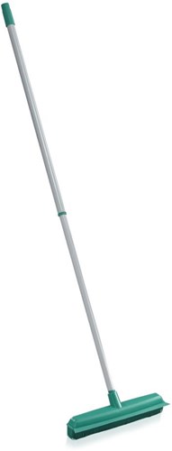 Leifheit Gummibesen mit Teleskopstiel - Supra-Besen 35 cm