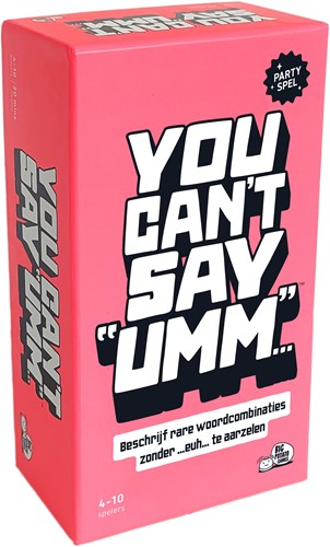 Big Potato Games You Can't Say Umm