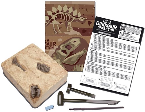 4M KidzLabs Dinosaurier Ausgrabungsset - Velociraptor - Lernspielzeug-3