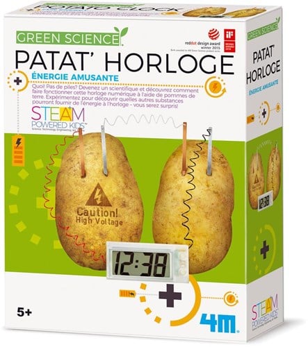 4M Kidzlabs GREEN SCIENCE: Kartoffeluhr / f r a n s t a l i g h Verpackung