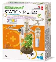 4M Kidzlabs Green Science Wetterstation Lernspielzeug - Experimentierkasten
