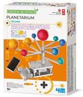 4M Sonnensystem Planetarium Bausatz - Lernspielzeug mit Motor-2
