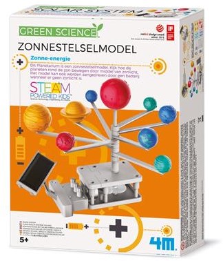 4M Sonnensystem Planetarium Bausatz - Lernspielzeug mit Motor-3