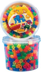 Hama Bügelperlen Maxi Dose Neonmix - 600 Stück kreatives Bastelspielzeug