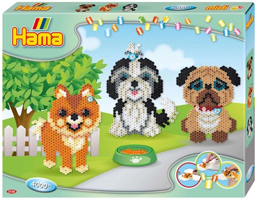 Hama Strijkkralen Complete Set Dogs Delight 4000 Stuks