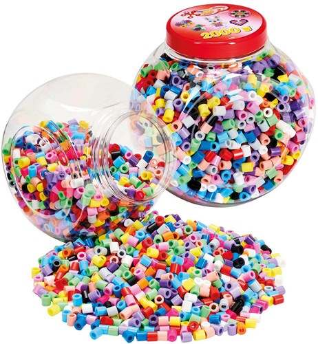 Hama Maxi Bügelperlen Pastellmix - Kreatives Spielzeugset 2000 Stück-2