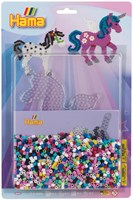 Hama Bügelperlen Einhorn Set - 2000 Stück - buntes Bastelspielzeug