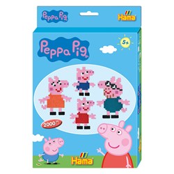 Hama Bügelperlen Peppa Pig Set - 2000 Stück Bastelspaß