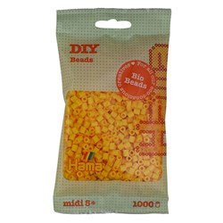 Hama Bio Bügelperlen gelb midi - 1000 Stück Bastelspielzeug