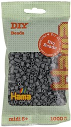 Hama Bio Bügelperlen Spielzeug grau midi 1000 Stück umweltfreundlich