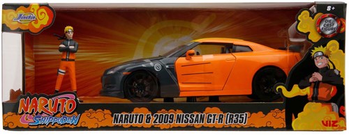 Jada Toys Nissan GT-R 2009 Anime Auto 1:24 Naruto Shippuden Modell