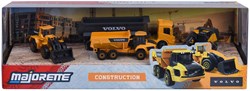 Majorette Volvo Baufahrzeuge Set - 4 Stück - Die Cast Metall Spielzeug