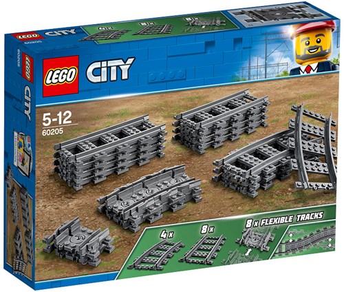 LEGO City Schienen - Erweiterungsset 60205 für Eisenbahnen