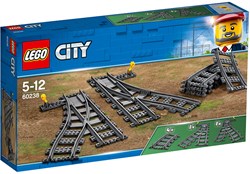 LEGO City Eisenbahn Weichen - Erweiterungsset 60238 Schienen