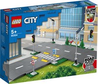 LEGO City Bauset Straßenplatten mit Verkehrsampeln - 60304