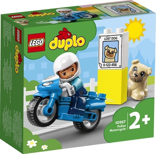 LEGO DUPLO Polizeimotorrad - Spielzeug Bauset für Kleinkinder 10967
