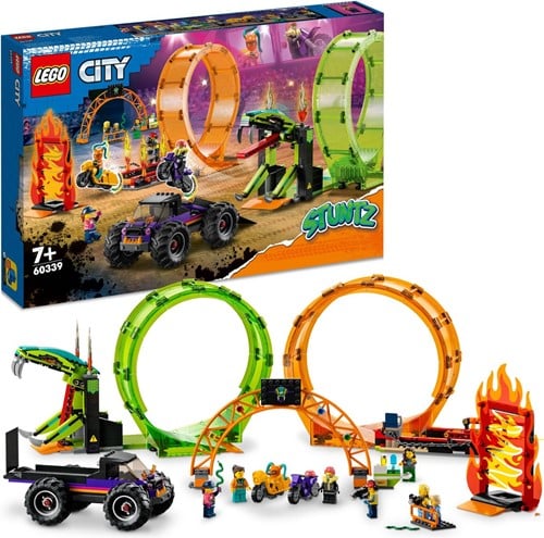LEGO City 60339 Stuntz Doppel-Looping-Stuntarena-2
