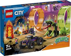 LEGO City Stuntarena Doppel-Looping Stuntset 60339 Spielzeug