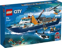 LEGO City Arktis-Forschungsschiff Großes Schwimmendes Spielzeugboot für Kinder ab 7 Jahren - 60368
