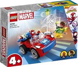 LEGO Marvel Spider-Man Auto und Doc Ock Bauset - Superhelden Spielzeug