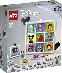 LEGO Disney Mosaik Bastelset 100 Jahre Zeichentrickfiguren - 43221