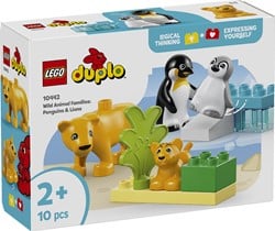 LEGO DUPLO Town 10442 Families Van Wilde Dieren: PinguÃ¯ns en Leeuwen