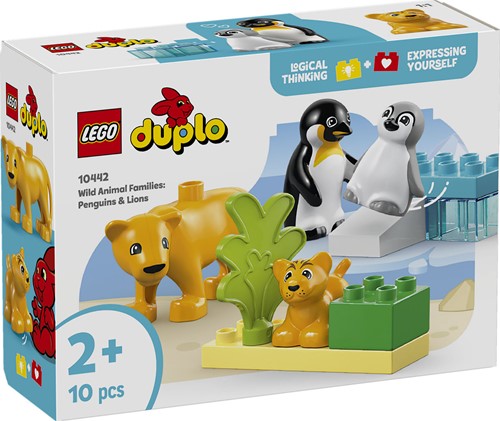 LEGO DUPLO Town 10442 Families Van Wilde Dieren: PinguÃ¯ns en Leeuwen