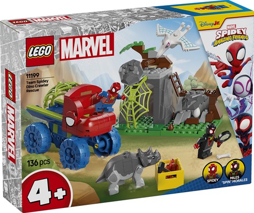 LEGO Spidey 11199 Team Spidey Reddingsmissie met Dinotruck