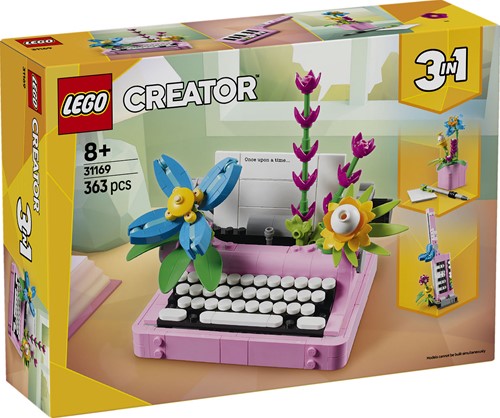 LEGO Creator 31169 Typemachine met Bloemen